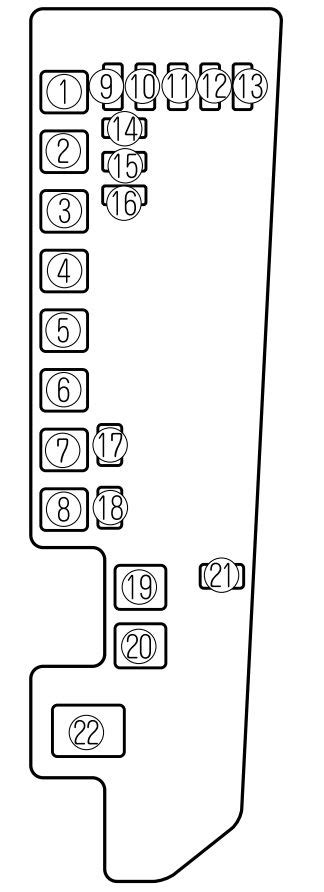 02 mazda mpv passenger junction box|Mazda condenser relay diagram.